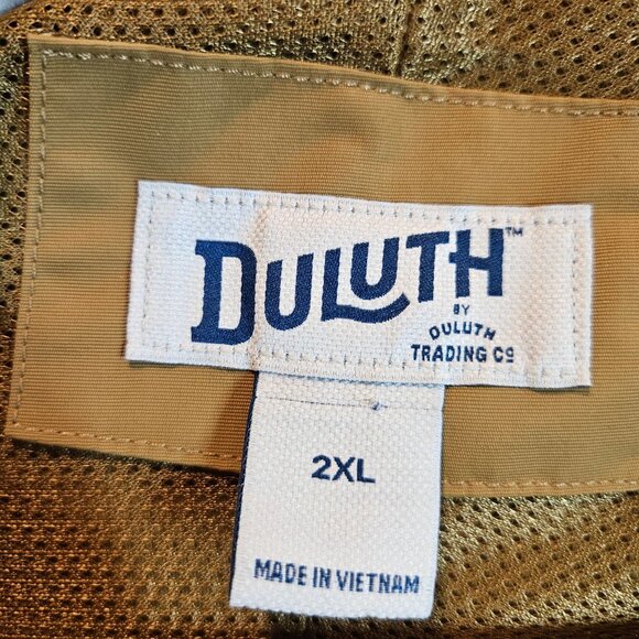 Duluth Mens Tan Jacket 2XL Nylon Gusset under arm windproof Casual Office Beach - Picture 5 of 15